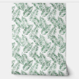 Papel Pintado Hojas verdes tropicales