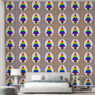Papel Pintado Hombres gay arcoiris Árbol de Navidad y regalo