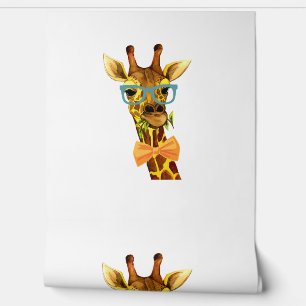 Papel Pintado Hombres Mujeres Jirafa Friki, Animal Divertido