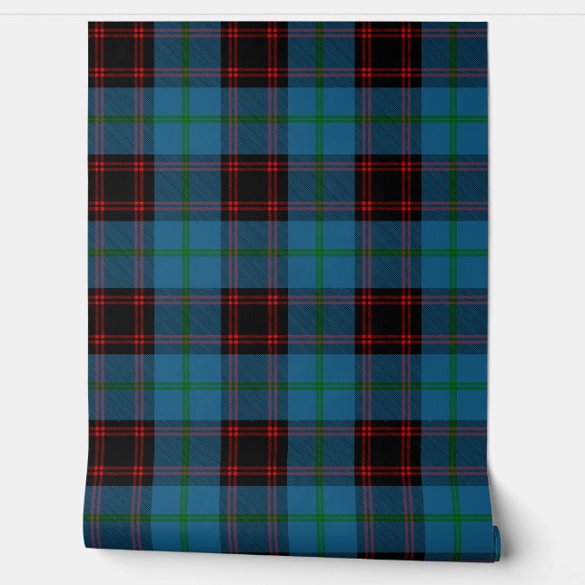Papel Pintado Home Tartan Plaid Scottish Clan (Desenrollar)
