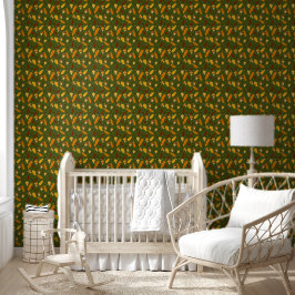 Papel Pintado Hongos de Otoño