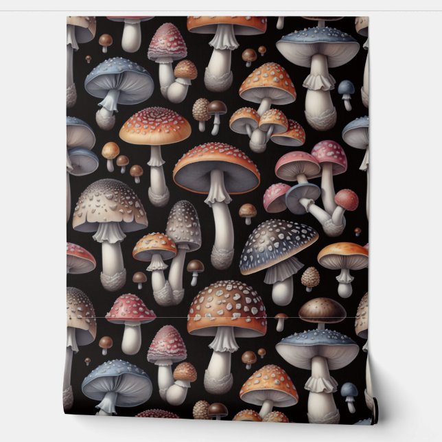 Papel Pintado Hongos Soñadores (Desenrollar)