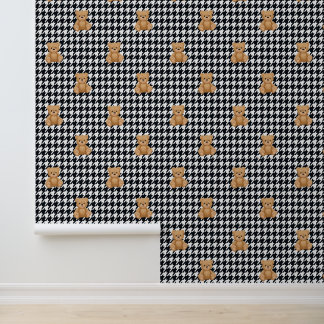 Papel Pintado Houndstooth Teddy Home,