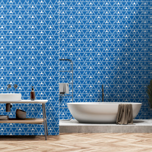 Papel Pintado Hygge azul y blanco de Scandi