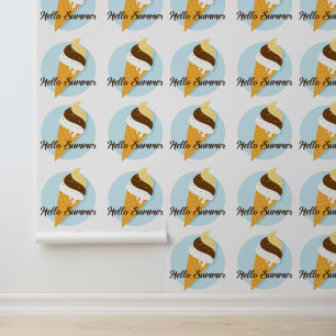 Papel Pintado Ice Cream Hello