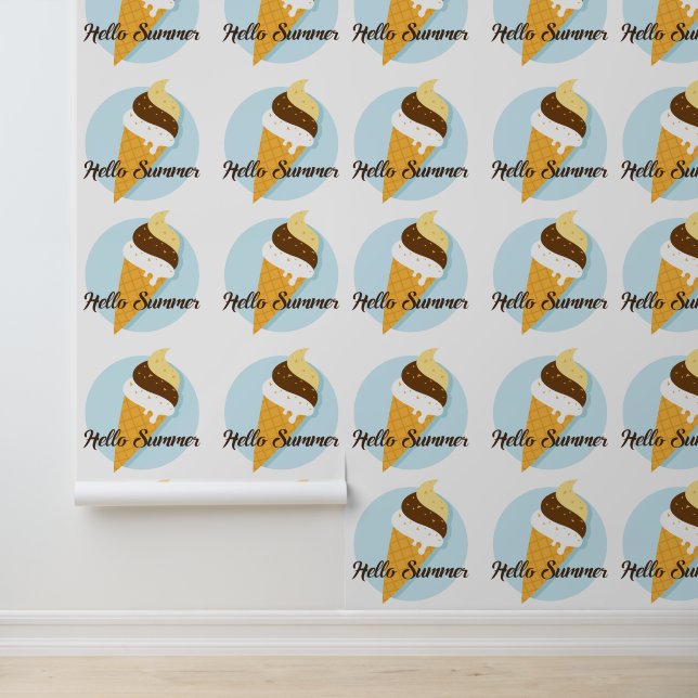 Papel Pintado Ice Cream Hello (Solicitud)