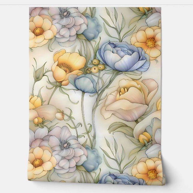 Papel Pintado Iluminación capilar caprichosa Botánica (Desenrollar)