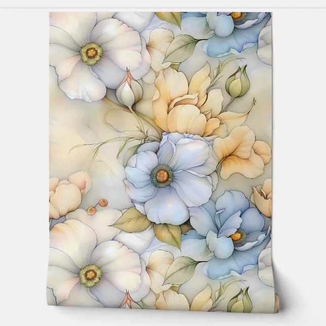 Papel Pintado Iluminación capilar caprichosa Botánica (Desenrollar)