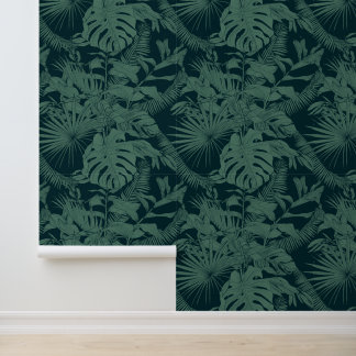 Papel Pintado Ilustracion tropical exótico.