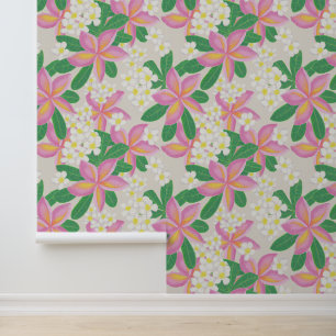 Papel Pintado Impresión de aloha tropical