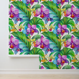 Papel Pintado Impresión de aloha tropical