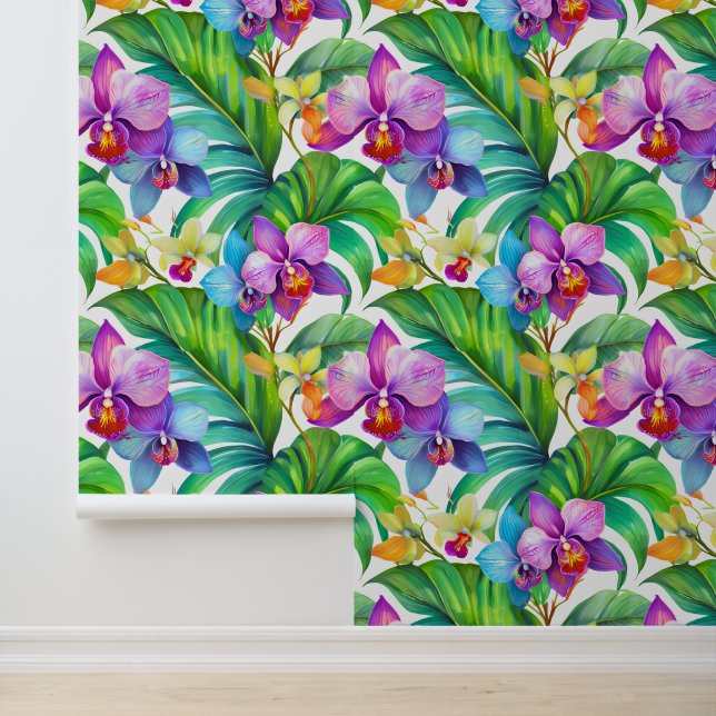 Papel Pintado Impresión de aloha tropical (Solicitud)