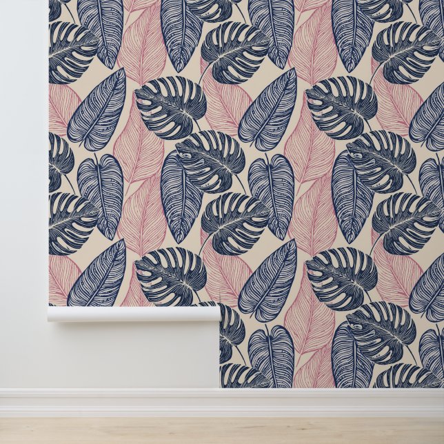 Papel Pintado Impresión de aloha tropical (Solicitud)
