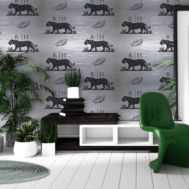Papel Pintado Impresión de animal plata negra (Subido por el creador)