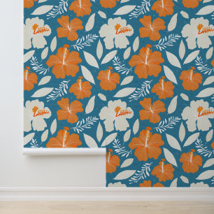 Papel Pintado Impresión de Hibiscus aloha