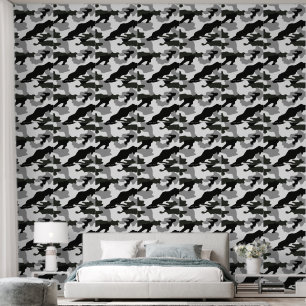 Papel Pintado Impresión del camuflaje gris urbano nº 15