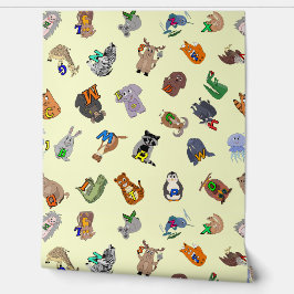 Papel pintado Impresión educativa con un divertido