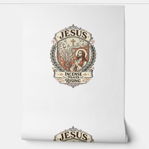 Papel Pintado Incienso Jesús Oración Ascendente Incienso Jesús O