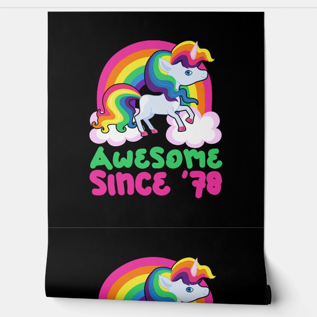 Papel Pintado Increíble desde Unicornio en 1978 (Desenrollar)