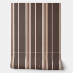 Papel Pintado Indulgente Ophelia Warm Stripes Brown
