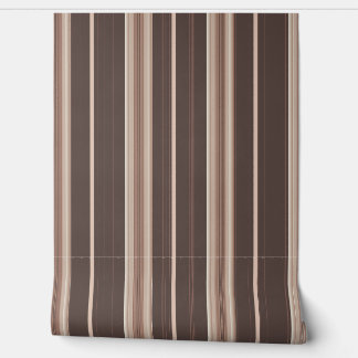 Papel Pintado Indulgente Ophelia Warm Stripes Brown