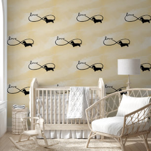 Papel Pintado Infinity Love Lemniscate Rough-Hair Dachshund 1