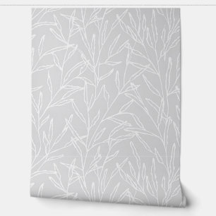 Papel Pintado Inocencia: Delicado contorno de hoja