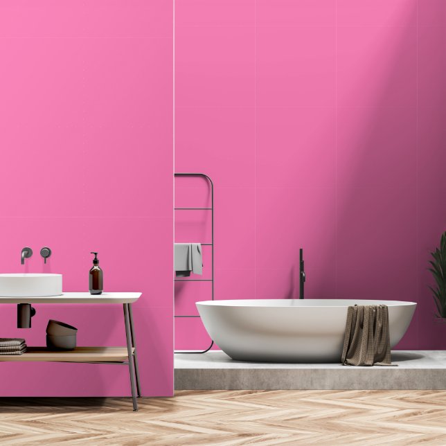 Papel Pintado Insanely Pink (El PERSONALIZADO Rosa Más Rosa) (Baño)
