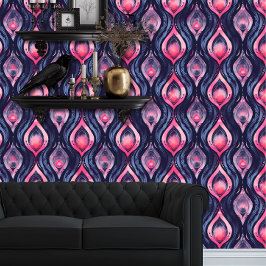 Papel Pintado Inspiración de Whimsigoth Ombre Jewel Peacock