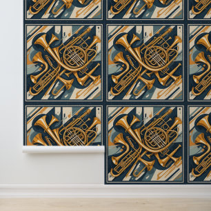 Papel Pintado Instrumentos musicales