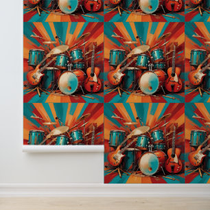 Papel Pintado Instrumentos Musicales