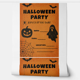 Papel Pintado Invitación a la fiesta de Halloween de época | Ico
