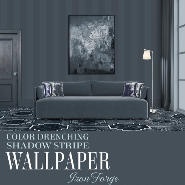 Papel Pintado Iron Forge Six Inch Shadow Stripe (Subido por el creador)
