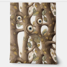 Papel Pintado Jardín Botánico de Googly Eyed Garden