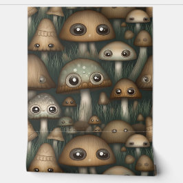 Papel Pintado Jardín Botánico de Googly Eyed Garden