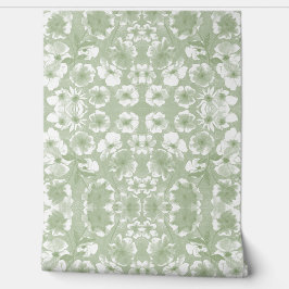 Papel Pintado Jardín Botánico de Mazipoodles - Verde de Mint Dus