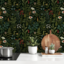 Papel Pintado Jardín Botánico de Medianoche