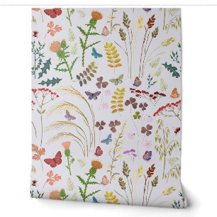 Papel Pintado Jardín de verano silvestre