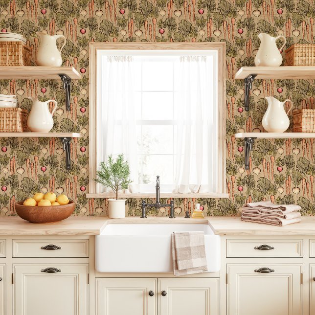 Papel Pintado Jardín de Verduras Vintage (Subido por el creador)