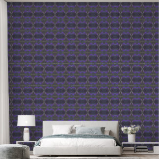 Papel Pintado Jardín Floral Púrpura
