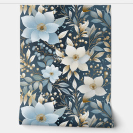 Papel Pintado Jardín Glacial Invierno Botánico