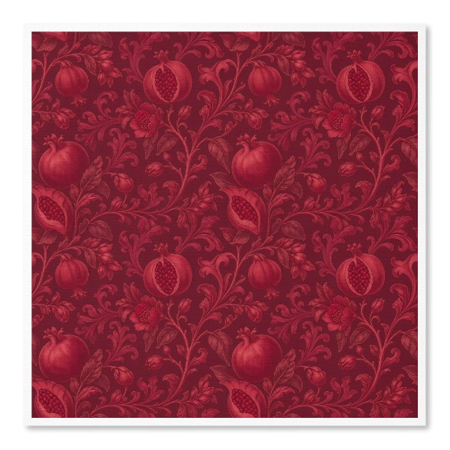 Papel Pintado Jardín Imperial Rubí | Granada Persa-(A) (Anverso)