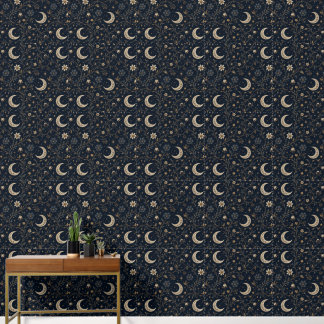 Papel Pintado Jardín Lunar Celestial