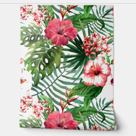 Papel Pintado Jardín Tropical Hibiscus