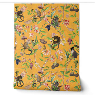 Papel Pintado Jardín Tropical Vintage Chinoiserie