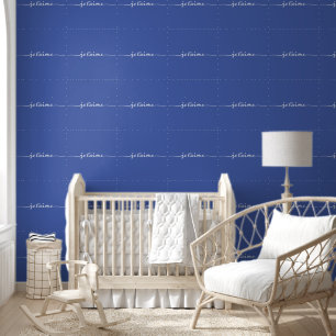 Papel Pintado je t'aime - Te amo en francés - blanco 1