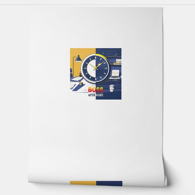 Papel Pintado "Jefe después de horas" - Se desplaza más allá de  (Desenrollar)