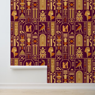 Papel Pintado Jeroglíficos de Egipto