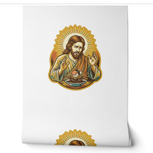 Papel Pintado Jesús dejó caer sushi en salsa de soja Salpicadura
