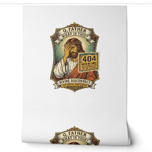 Papel Pintado Jesús Divertido Error 404 Humor Desarrollador Web
